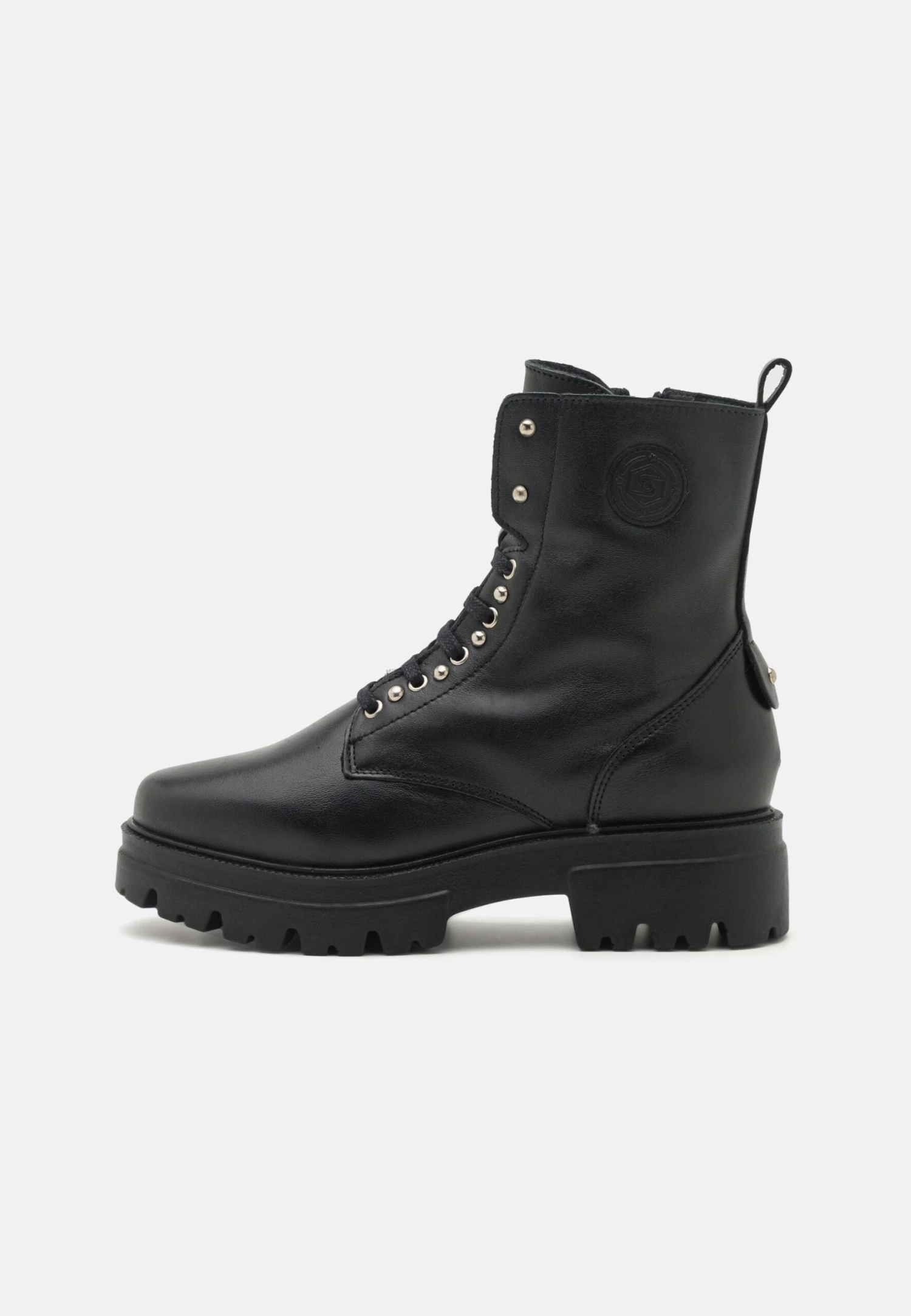 Leather Stivaletti StringatiBlack Donna Stivaletti ANJ11X012-Q11 3 Leather Stivaletti StringatiBlack Donna Stivaletti ANJ11X012-Q11