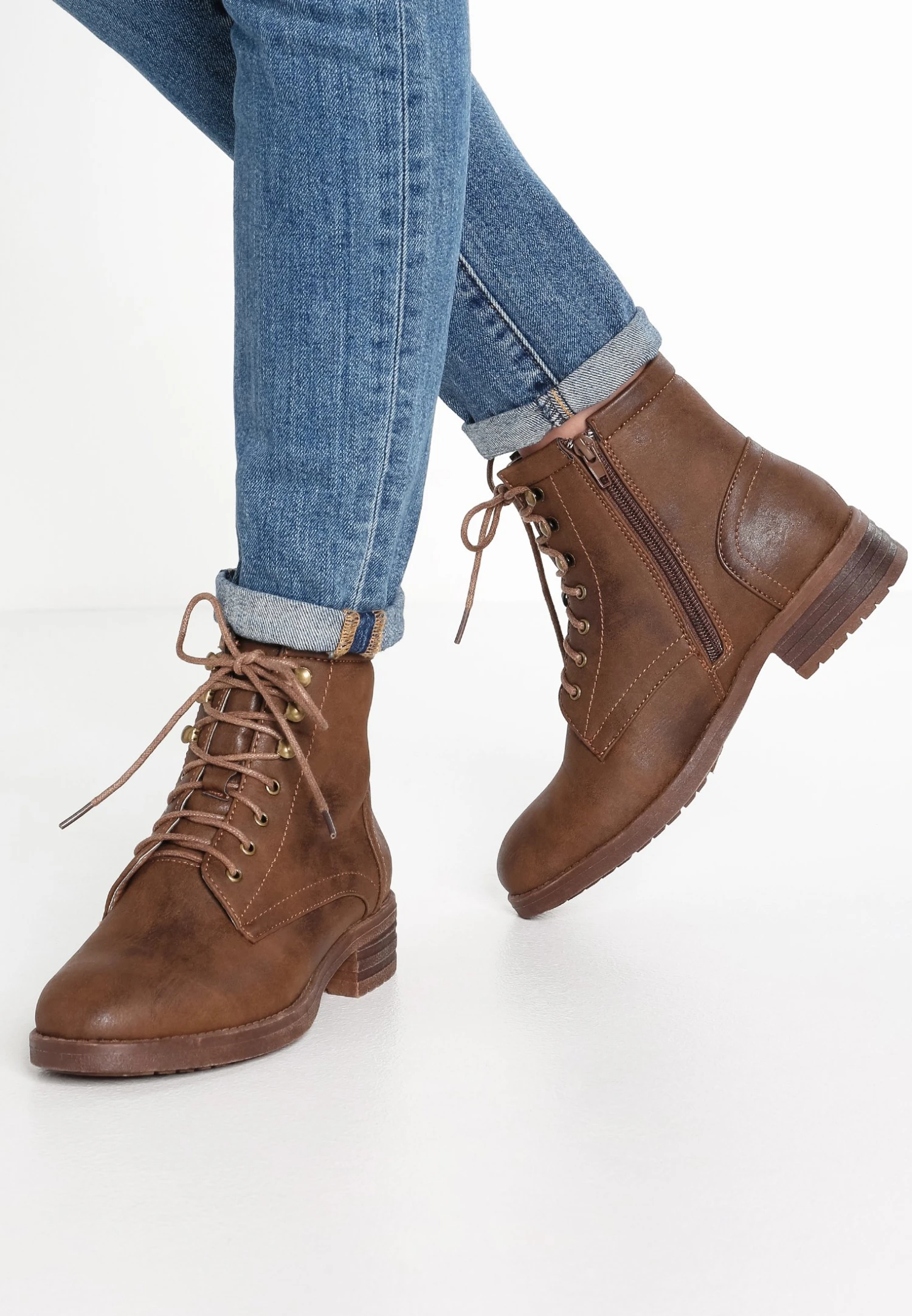 Anna Field Winter Boot - Stivaletti Stringati - Coffee 3 Anna Field Winter Boot - Stivaletti Stringati - Coffee