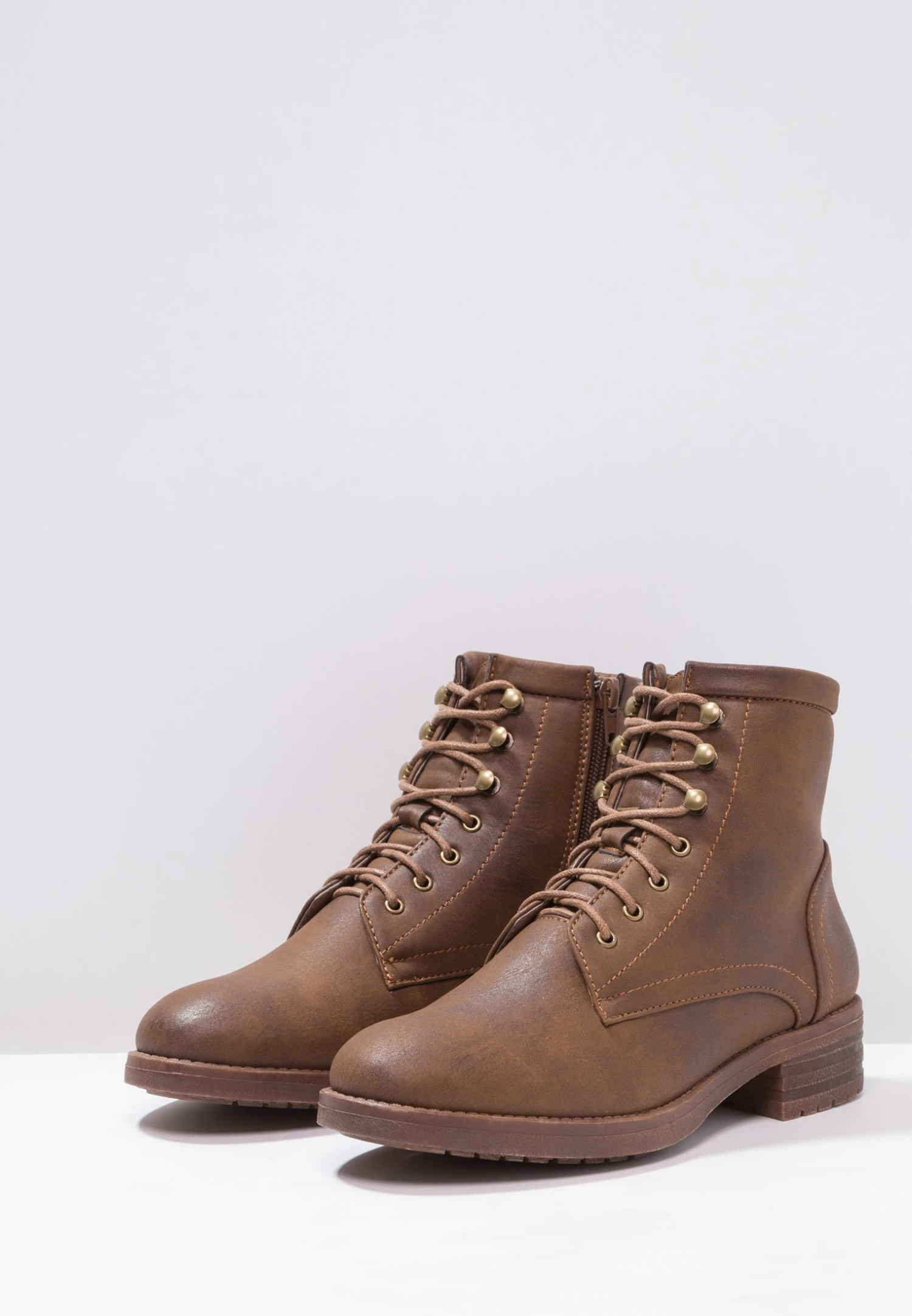 Anna Field Winter Boot - Stivaletti Stringati - Coffee 6 Anna Field Winter Boot - Stivaletti Stringati - Coffee - immagine 4