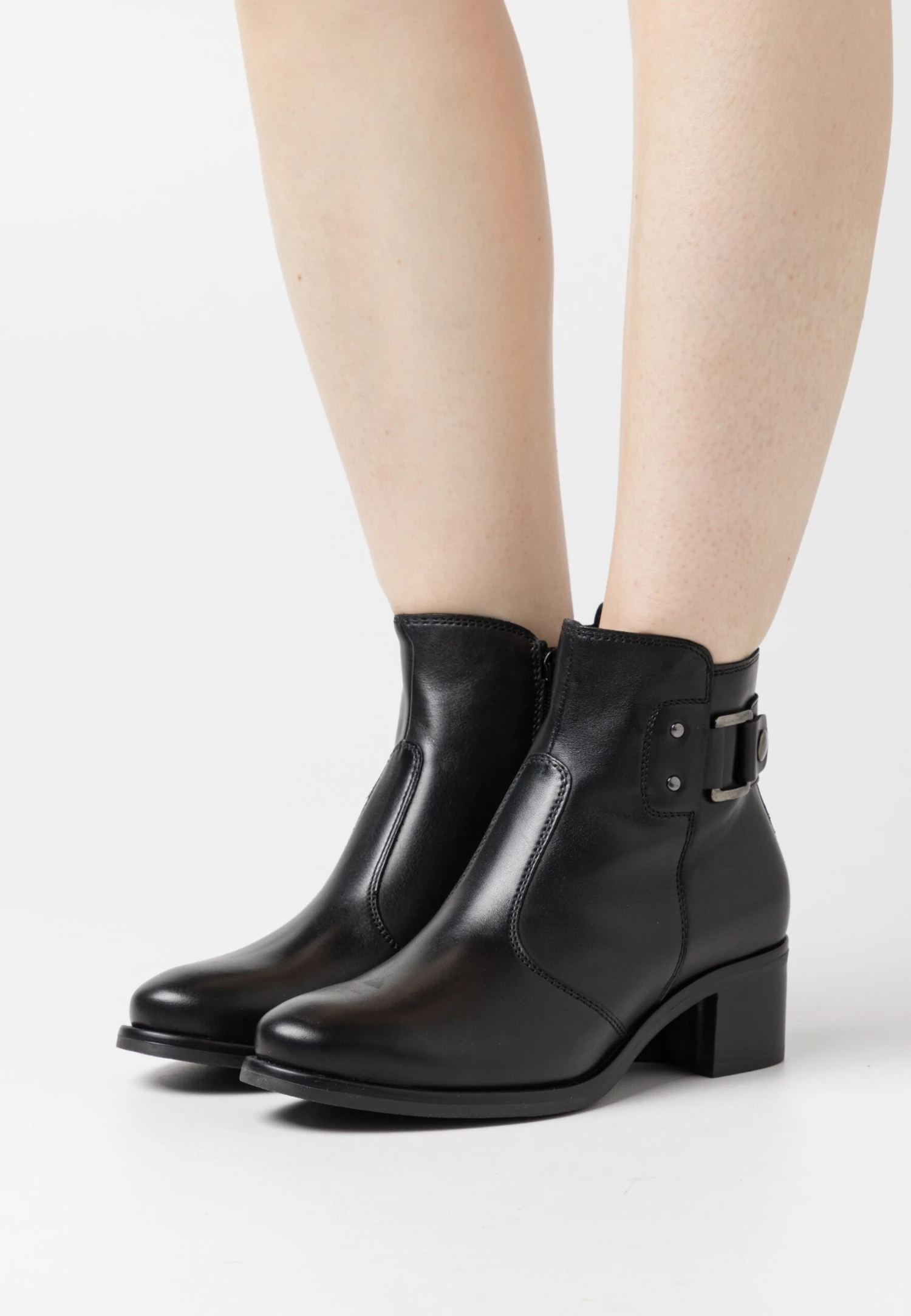 Leather TronchettiBlack Donna Stivaletti ANJ11N02C-Q11 3 Leather TronchettiBlack Donna Stivaletti ANJ11N02C-Q11