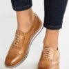 Anna Field Leather - Stringate Sportive - Cognac