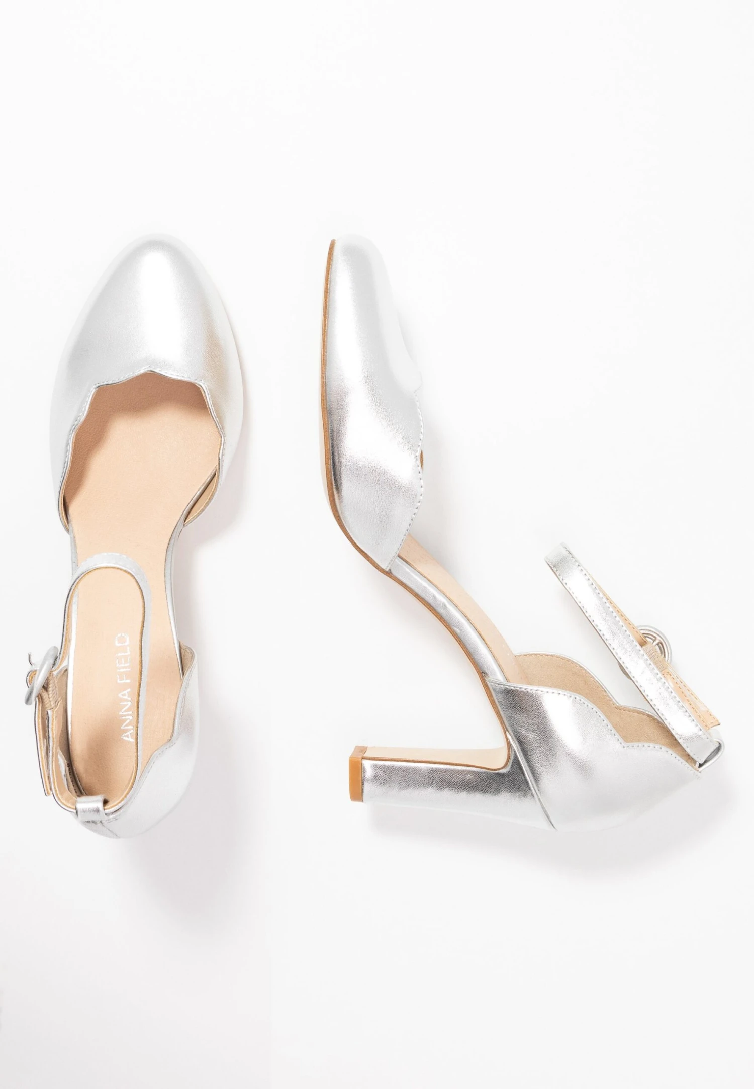 Anna Field Leather Pumps - Decolleté - Silver 6 Anna Field Leather Pumps - Decolleté - Silver - immagine 4