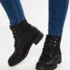 Anna Field Winter Boot - Stivaletti Stringati - Black -Anna Field e867a9bd66494be39bbabdfa1f6dd468
