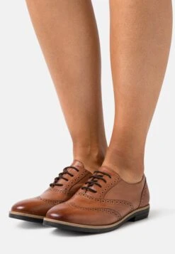 Anna Field Leather StringateCognac Donna Scarpe Piatte AN611E06V-O12